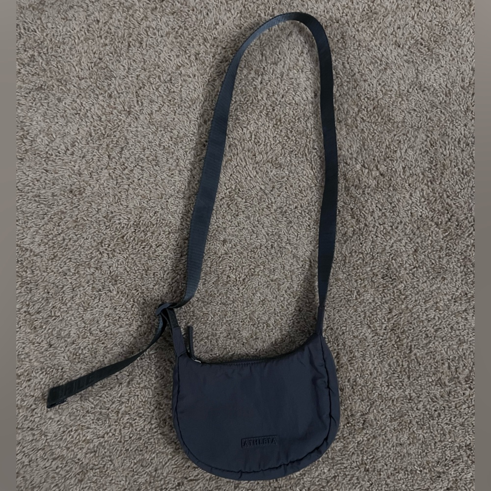 Athleta Navy Crossbody Bag